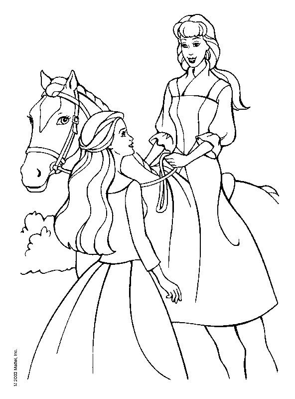 Dibujo para colorear: Barbie (Dibujos animados) #27507 - Dibujos para Colorear e Imprimir Gratis