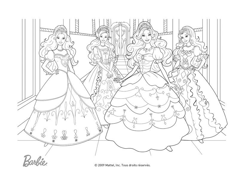 Dibujo para colorear: Barbie (Dibujos animados) #27563 - Dibujos para Colorear e Imprimir Gratis