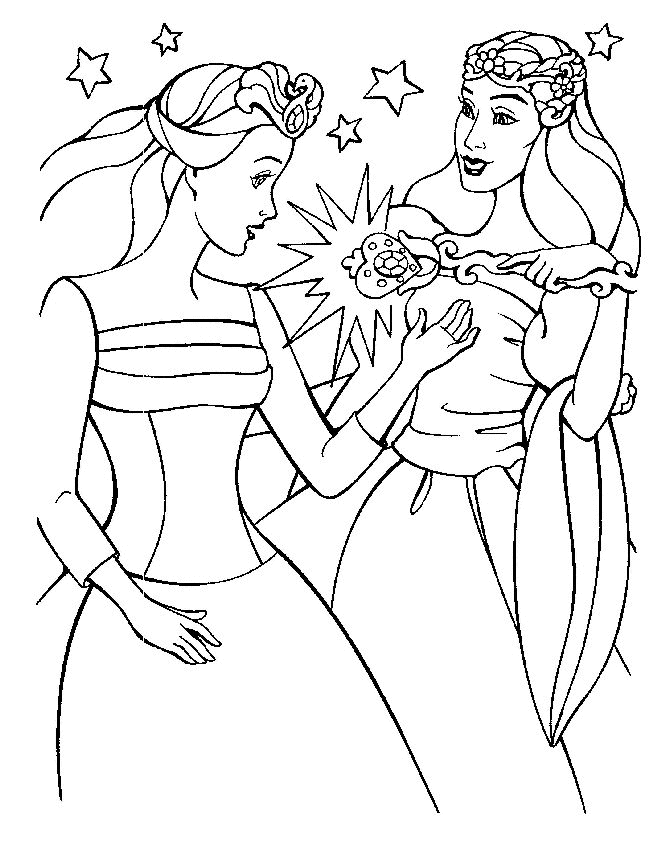 Dibujo para colorear: Barbie (Dibujos animados) #27569 - Dibujos para Colorear e Imprimir Gratis