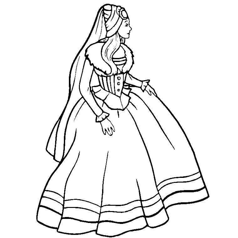 Dibujo para colorear: Barbie (Dibujos animados) #27576 - Dibujos para Colorear e Imprimir Gratis