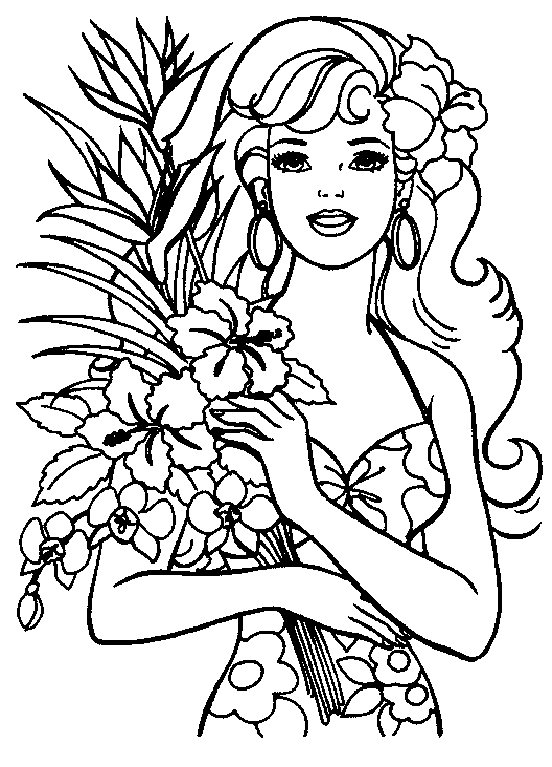 Dibujo para colorear: Barbie (Dibujos animados) #27591 - Dibujos para Colorear e Imprimir Gratis