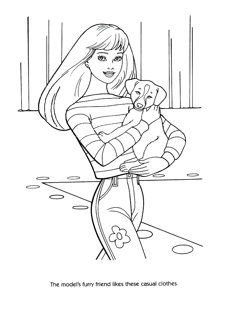 Dibujo para colorear: Barbie (Dibujos animados) #27614 - Dibujos para Colorear e Imprimir Gratis