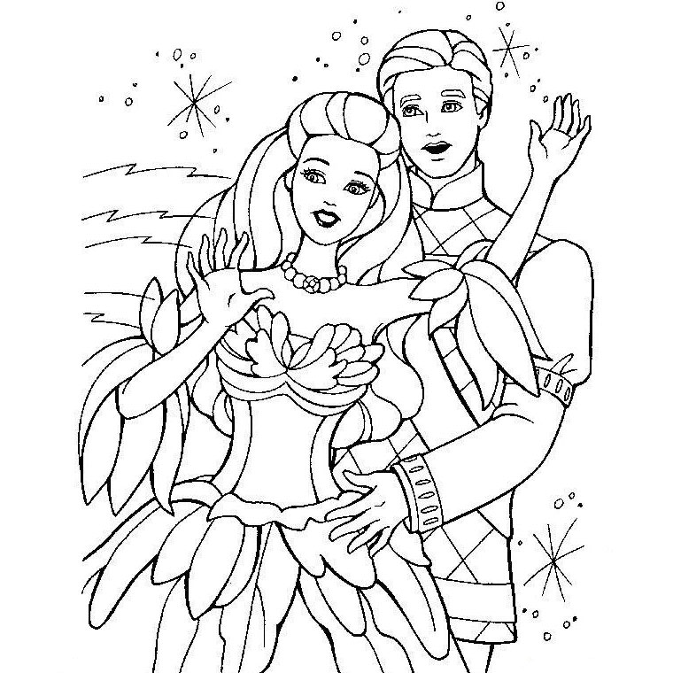 Dibujo para colorear: Barbie (Dibujos animados) #27623 - Dibujos para Colorear e Imprimir Gratis