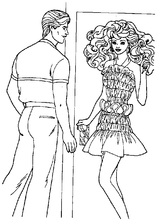 Dibujo para colorear: Barbie (Dibujos animados) #27627 - Dibujos para Colorear e Imprimir Gratis