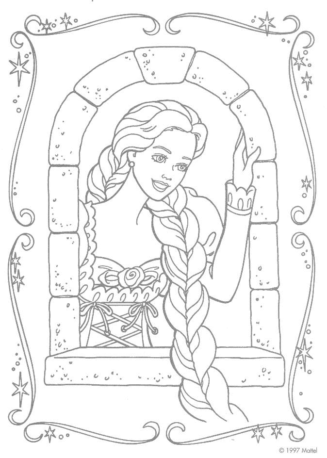 Dibujo para colorear: Barbie (Dibujos animados) #27629 - Dibujos para Colorear e Imprimir Gratis