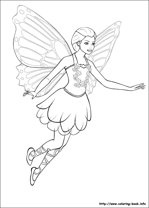 Dibujo para colorear: Barbie (Dibujos animados) #27648 - Dibujos para Colorear e Imprimir Gratis