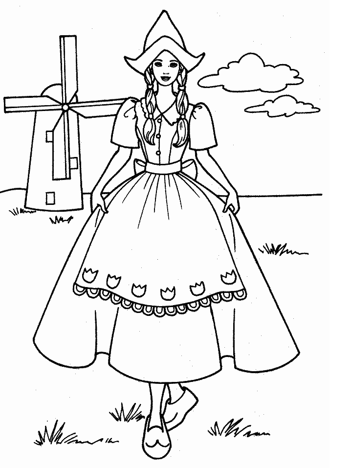 Dibujo para colorear: Barbie (Dibujos animados) #27659 - Dibujos para Colorear e Imprimir Gratis