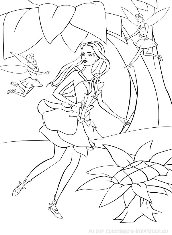 Dibujo para colorear: Barbie (Dibujos animados) #27667 - Dibujos para Colorear e Imprimir Gratis