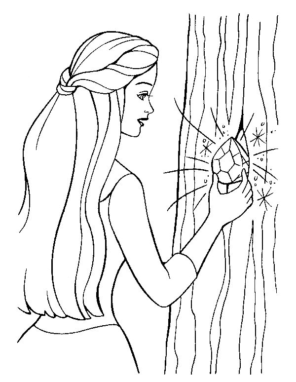 Dibujo para colorear: Barbie (Dibujos animados) #27680 - Dibujos para Colorear e Imprimir Gratis