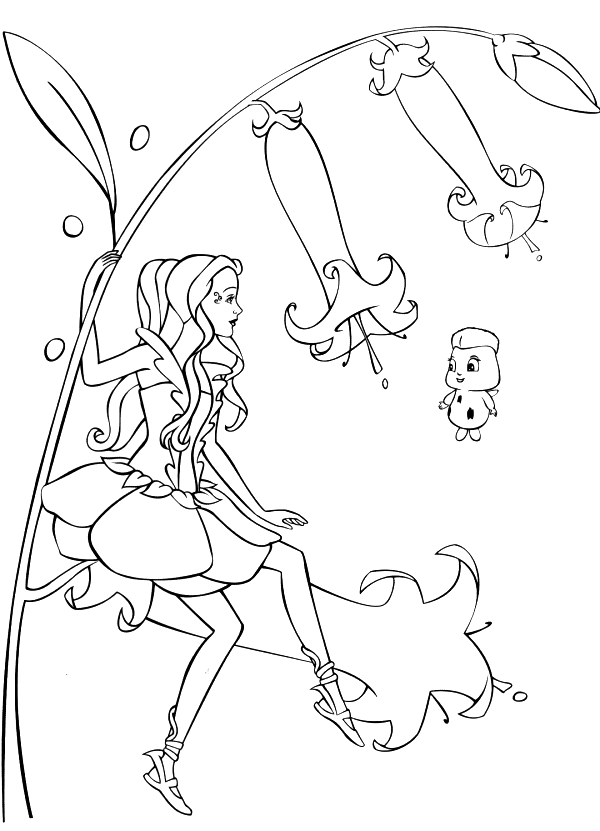 Dibujo para colorear: Barbie (Dibujos animados) #27694 - Dibujos para Colorear e Imprimir Gratis