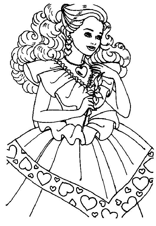 Dibujo para colorear: Barbie (Dibujos animados) #27700 - Dibujos para Colorear e Imprimir Gratis