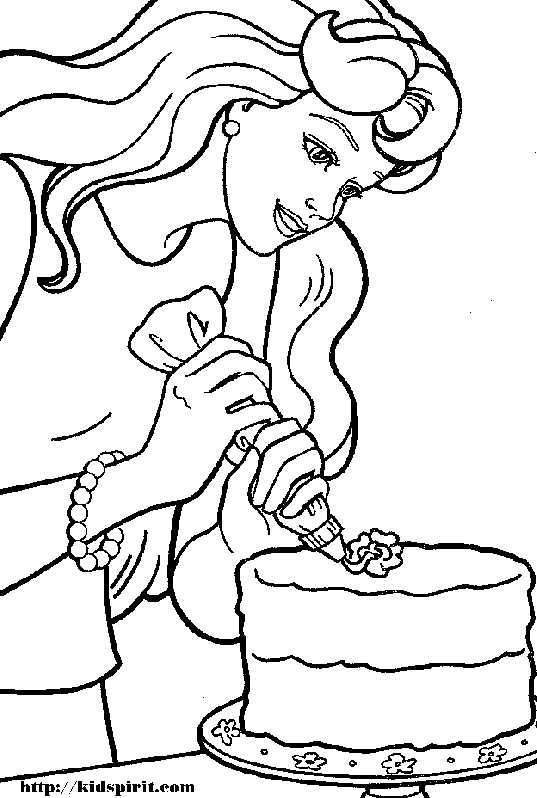 Dibujo para colorear: Barbie (Dibujos animados) #27702 - Dibujos para Colorear e Imprimir Gratis