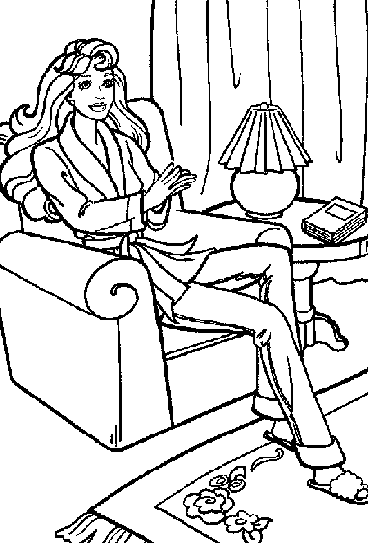 Dibujo para colorear: Barbie (Dibujos animados) #27736 - Dibujos para Colorear e Imprimir Gratis