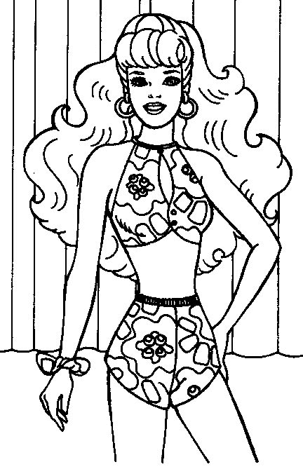 Dibujo para colorear: Barbie (Dibujos animados) #27742 - Dibujos para Colorear e Imprimir Gratis