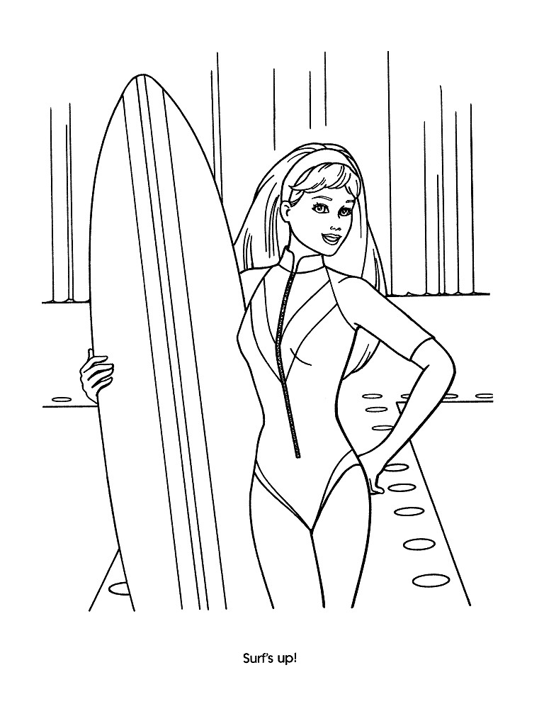 Dibujo para colorear: Barbie (Dibujos animados) #27751 - Dibujos para Colorear e Imprimir Gratis