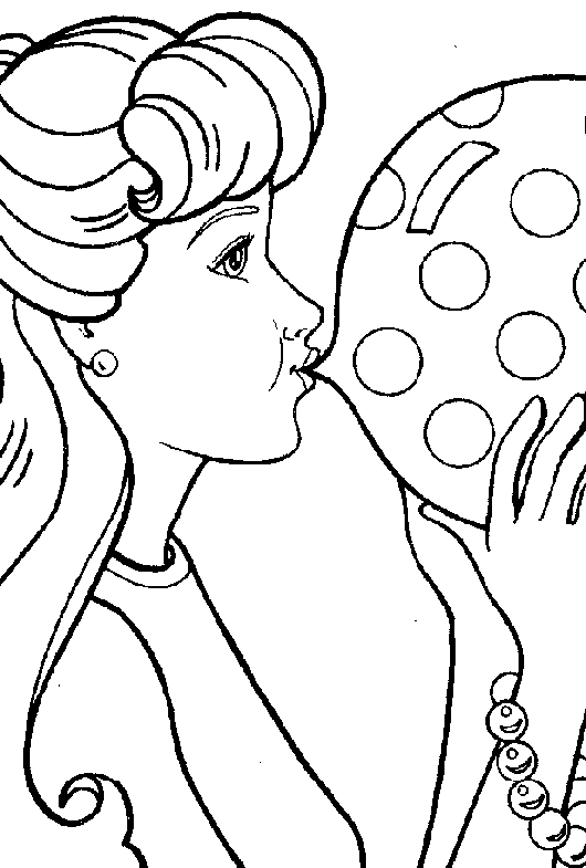 Dibujo para colorear: Barbie (Dibujos animados) #27754 - Dibujos para Colorear e Imprimir Gratis