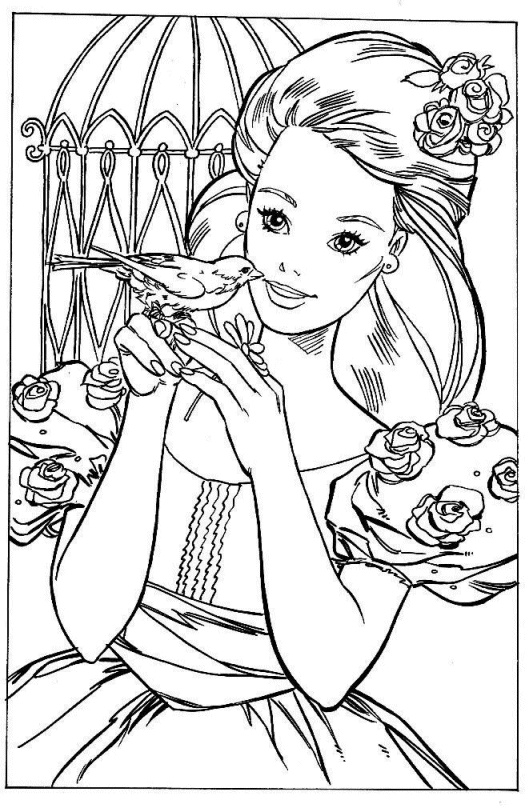 Dibujo para colorear: Barbie (Dibujos animados) #27770 - Dibujos para Colorear e Imprimir Gratis