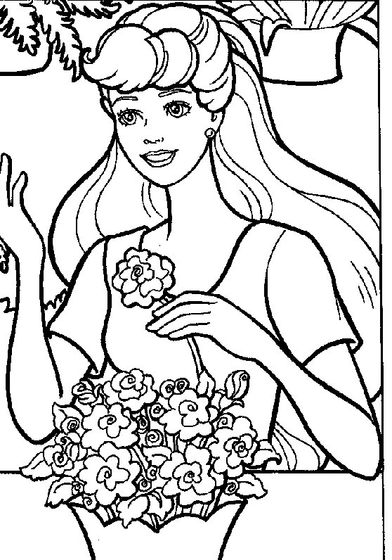 Dibujo para colorear: Barbie (Dibujos animados) #27799 - Dibujos para Colorear e Imprimir Gratis