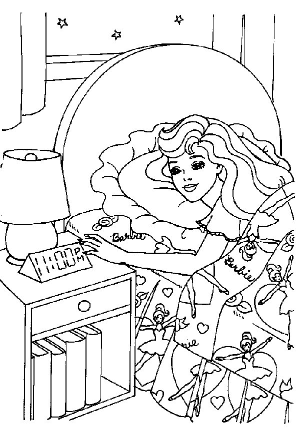 Dibujo para colorear: Barbie (Dibujos animados) #27803 - Dibujos para Colorear e Imprimir Gratis