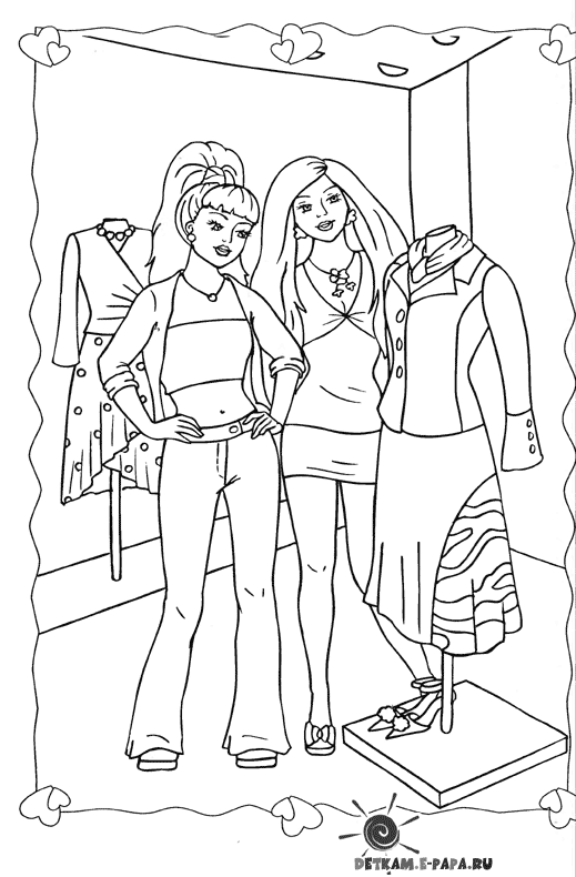 Dibujo para colorear: Barbie (Dibujos animados) #27807 - Dibujos para Colorear e Imprimir Gratis