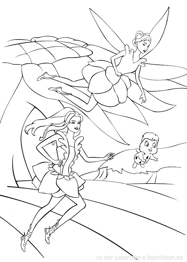 Dibujo para colorear: Barbie (Dibujos animados) #27839 - Dibujos para Colorear e Imprimir Gratis