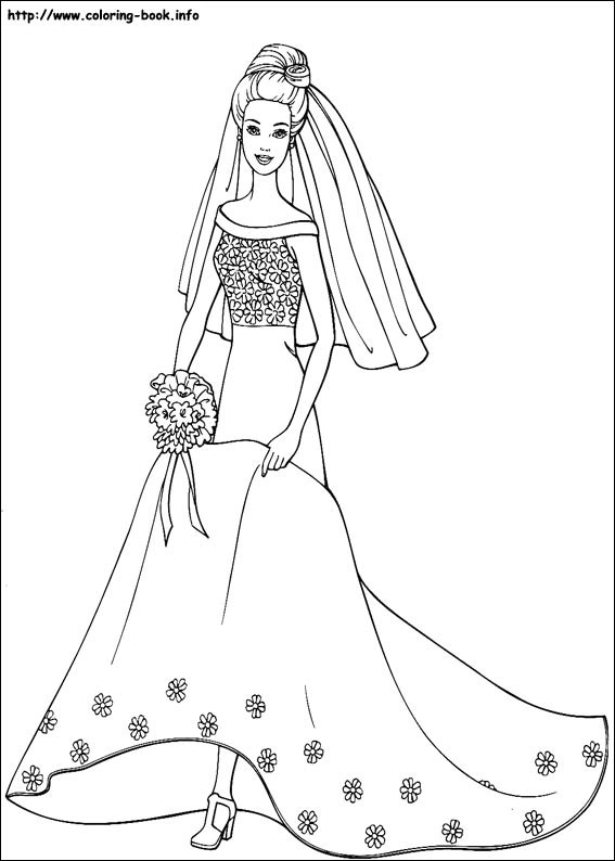 Dibujo para colorear: Barbie (Dibujos animados) #27842 - Dibujos para Colorear e Imprimir Gratis