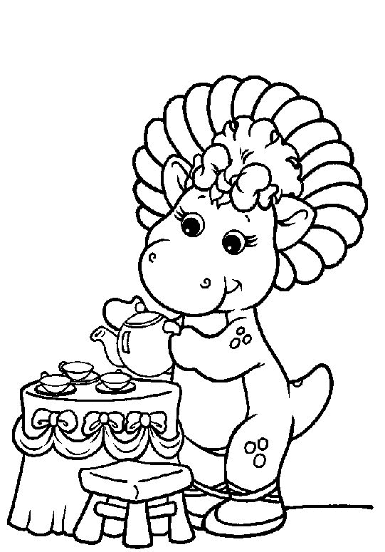 Dibujo para colorear: Barney and friends (Dibujos animados) #40925 - Dibujos para Colorear e Imprimir Gratis