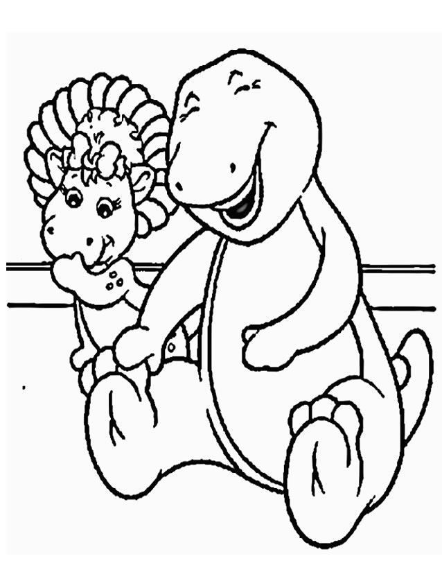 Dibujo para colorear: Barney and friends (Dibujos animados) #40948 - Dibujos para Colorear e Imprimir Gratis