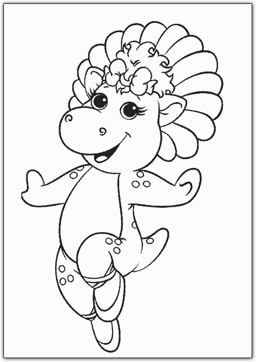 Dibujo para colorear: Barney and friends (Dibujos animados) #40970 - Dibujos para Colorear e Imprimir Gratis