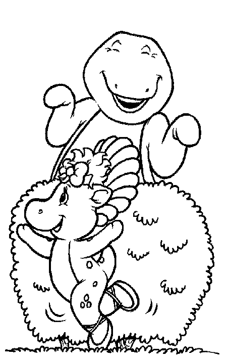 Dibujo para colorear: Barney and friends (Dibujos animados) #41012 - Dibujos para Colorear e Imprimir Gratis