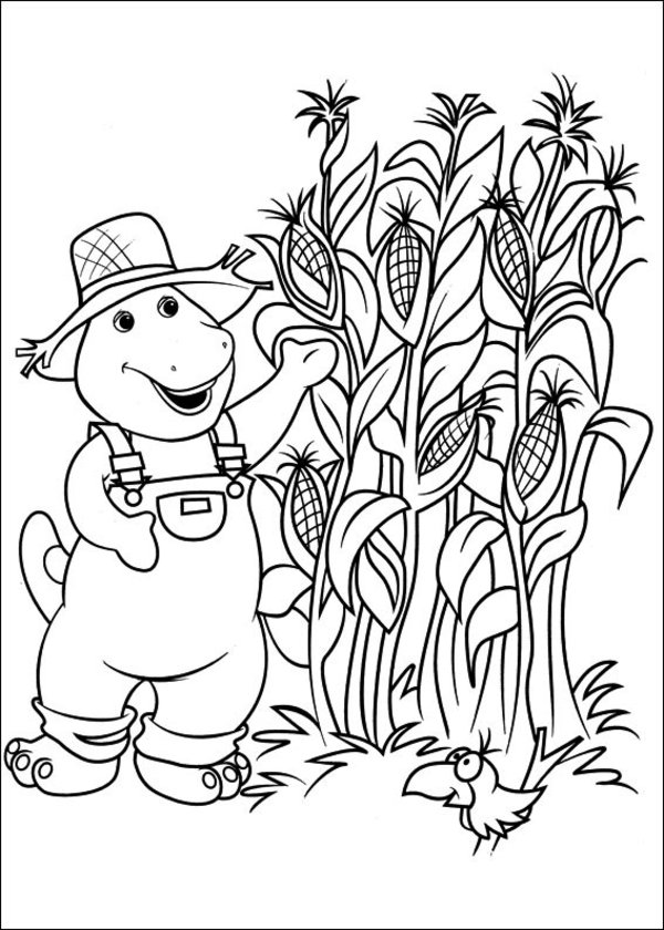 Dibujo para colorear: Barney and friends (Dibujos animados) #41053 - Dibujos para Colorear e Imprimir Gratis