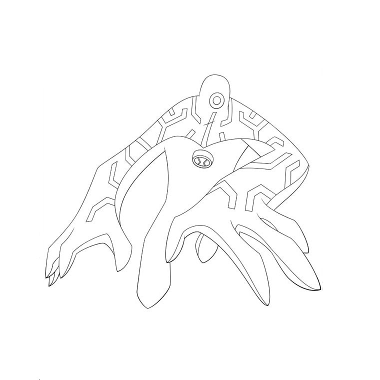 Dibujo para colorear: Ben 10 (Dibujos animados) #40533 - Dibujos para Colorear e Imprimir Gratis