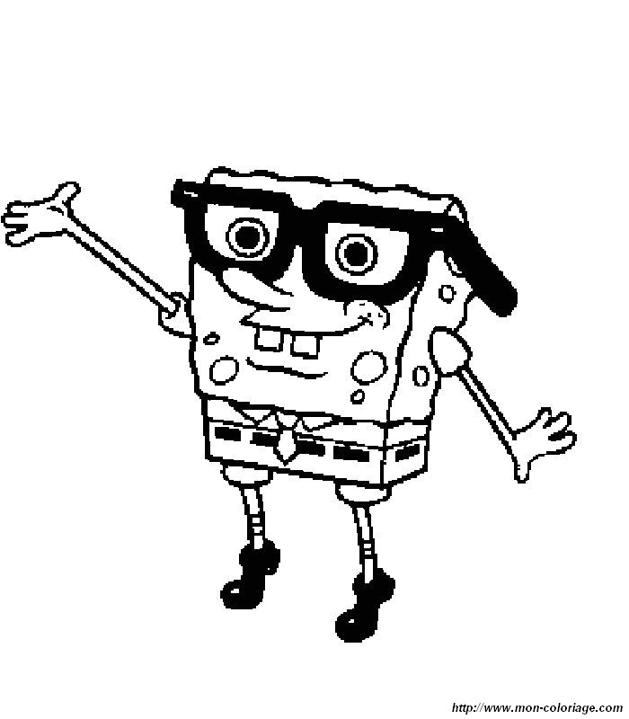 Dibujo para colorear: Bob Esponja (Dibujos animados) #33393 - Dibujos para Colorear e Imprimir Gratis