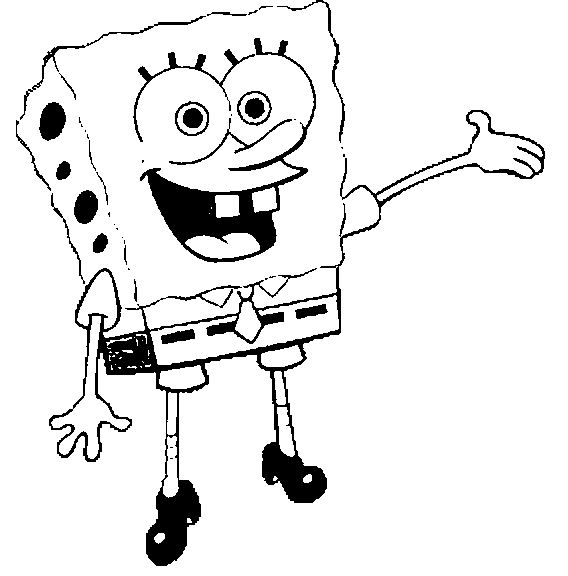 Dibujo para colorear: Bob Esponja (Dibujos animados) #33409 - Dibujos para Colorear e Imprimir Gratis