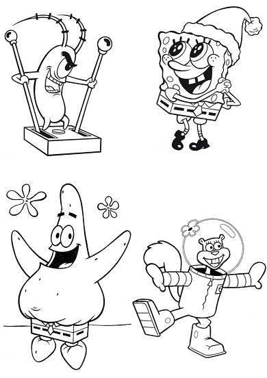 Dibujo para colorear: Bob Esponja (Dibujos animados) #33418 - Dibujos para Colorear e Imprimir Gratis
