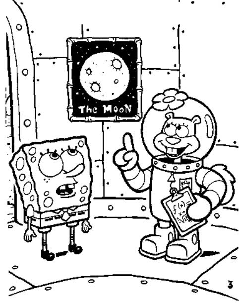 Dibujo para colorear: Bob Esponja (Dibujos animados) #33420 - Dibujos para Colorear e Imprimir Gratis