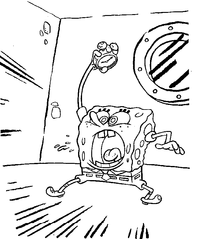 Dibujo para colorear: Bob Esponja (Dibujos animados) #33431 - Dibujos para Colorear e Imprimir Gratis