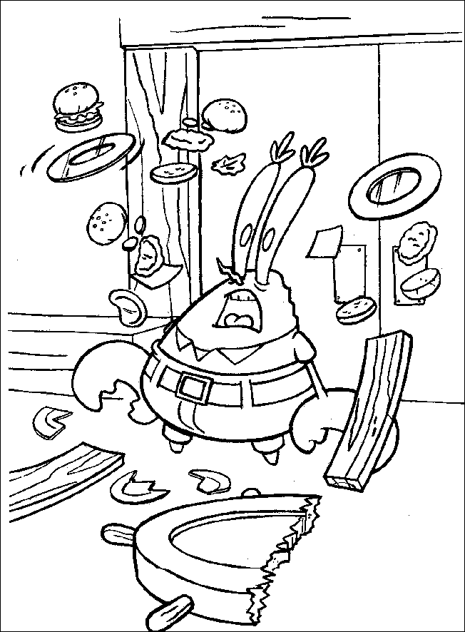 Dibujo para colorear: Bob Esponja (Dibujos animados) #33434 - Dibujos para Colorear e Imprimir Gratis