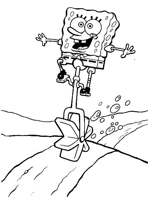 Dibujo para colorear: Bob Esponja (Dibujos animados) #33488 - Dibujos para Colorear e Imprimir Gratis