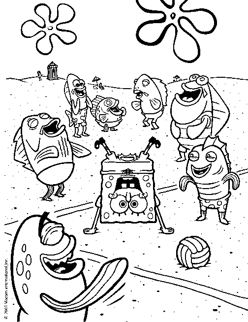 Dibujo para colorear: Bob Esponja (Dibujos animados) #33492 - Dibujos para Colorear e Imprimir Gratis