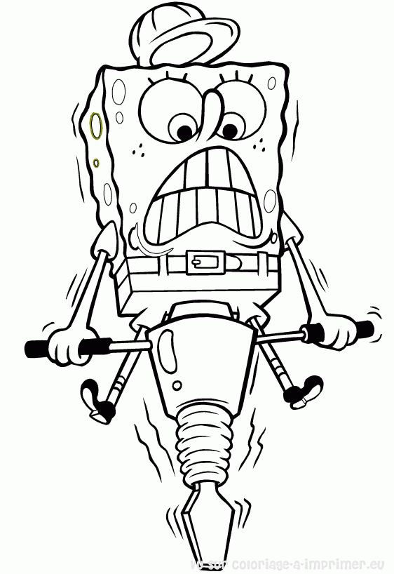 Dibujo para colorear: Bob Esponja (Dibujos animados) #33525 - Dibujos para Colorear e Imprimir Gratis