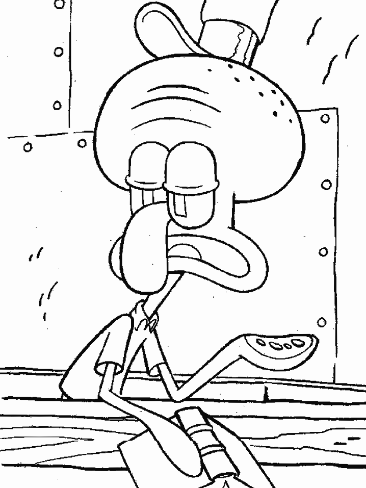 Dibujo para colorear: Bob Esponja (Dibujos animados) #33528 - Dibujos para Colorear e Imprimir Gratis