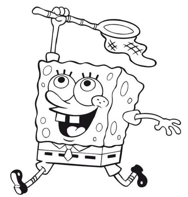 Dibujo para colorear: Bob Esponja (Dibujos animados) #33556 - Dibujos para Colorear e Imprimir Gratis