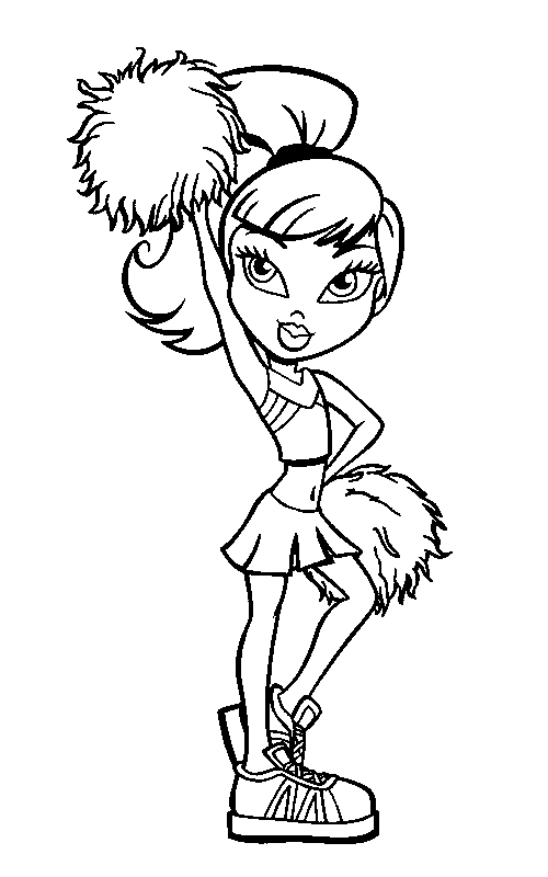 Dibujo para colorear: Bratz (Dibujos animados) #32374 - Dibujos para Colorear e Imprimir Gratis