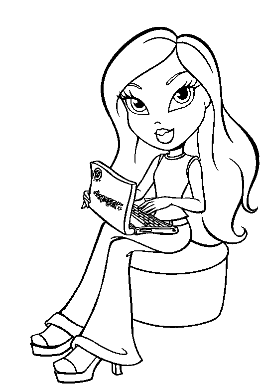 Dibujo para colorear: Bratz (Dibujos animados) #32429 - Dibujos para Colorear e Imprimir Gratis