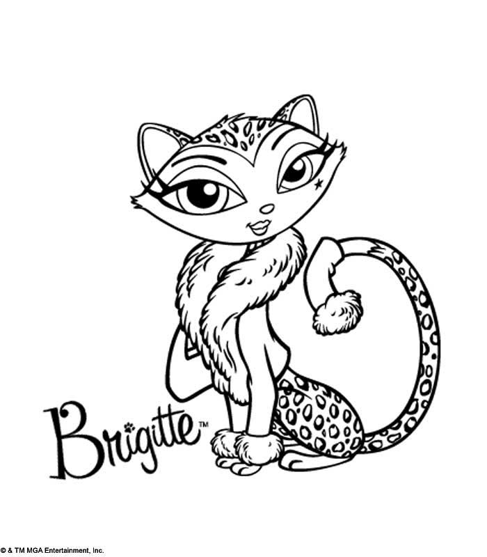 Dibujo para colorear: Bratz (Dibujos animados) #32513 - Dibujos para Colorear e Imprimir Gratis