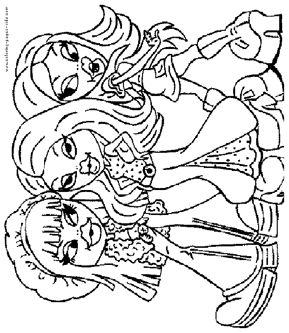 Dibujo para colorear: Bratz (Dibujos animados) #32520 - Dibujos para Colorear e Imprimir Gratis