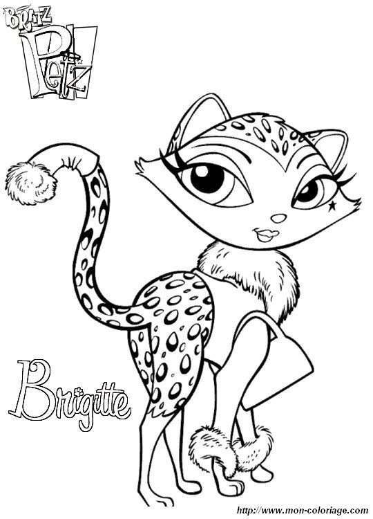 Dibujo para colorear: Bratz (Dibujos animados) #32527 - Dibujos para Colorear e Imprimir Gratis