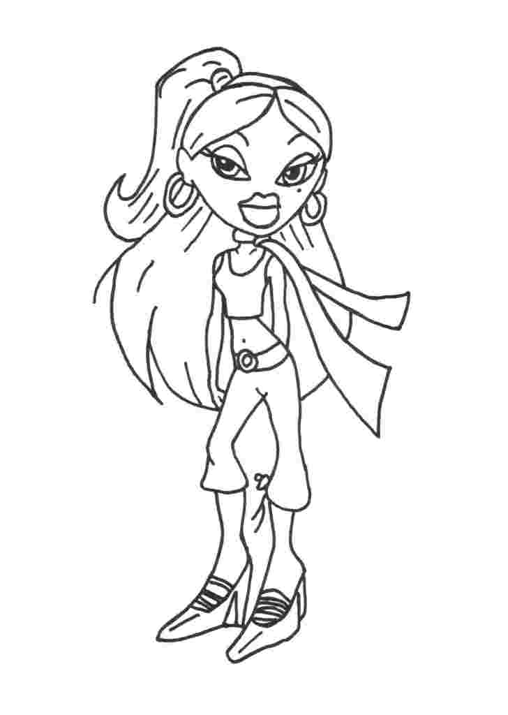 Dibujo para colorear: Bratz (Dibujos animados) #32544 - Dibujos para Colorear e Imprimir Gratis