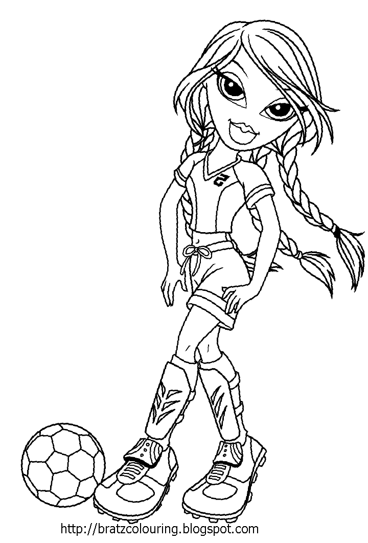 Dibujo para colorear: Bratz (Dibujos animados) #32555 - Dibujos para Colorear e Imprimir Gratis